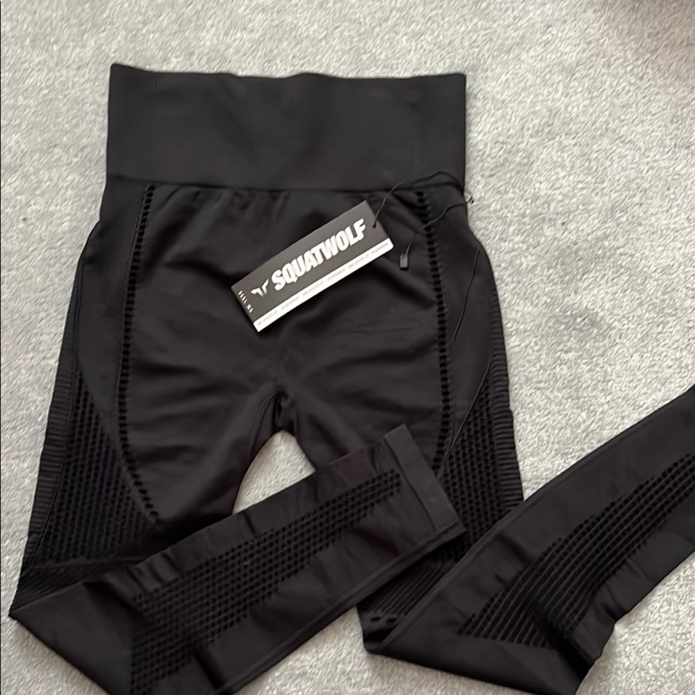 Squatwolf Evolve Meta Leggings, Onyx (black), Size Medium NWT!
